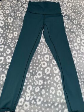 Kids High-Waist Performance Leggings - Teal
